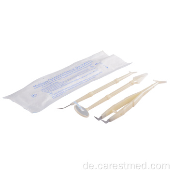 Von der FDA und CE zugelassene Einweg-Dentalinstrument-Kits aus Kunststoff